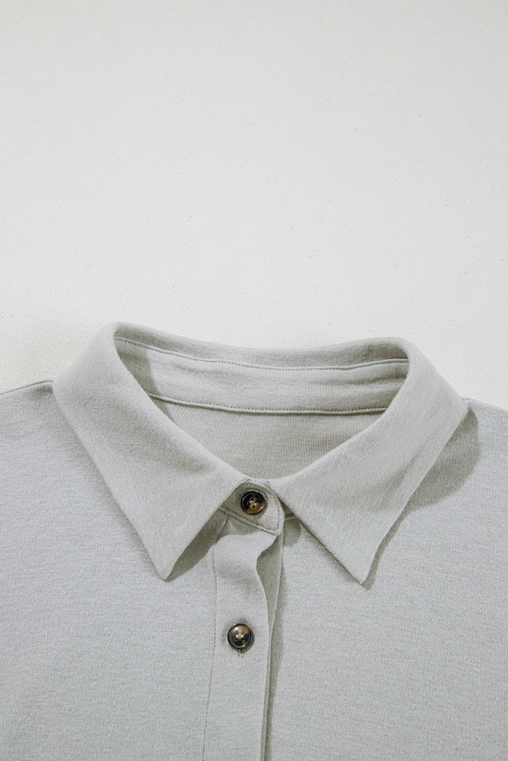 Gray Shirred Hem Crop Tank Top Loose Shorts Cardigan 3 Piece Pajama Set Loungewear Set 98936be18f972d27