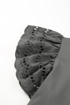 Gray Plus Size Flutter Sleeve Top Plus Size Tops 9b338ed2624aa68f