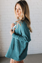 Jet Stream Mix Pattern Hollow Knit Open Front Cardigan Cardigans 9b42972f238ee14d