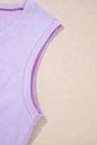 Orchid Petal Tank and Straight Loose Drawstring Pants Set Two Piece Pants Sets 9ce4d4400a6afb33