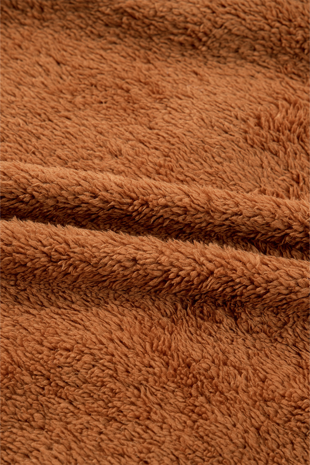 Chestnut Plush Patchwork Zipper Stand Neck Vest Outerwear 9d77ee52f6429200