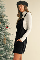 Vineyard Green Corduroy Front Pockets Overall Dress Short Dresses 9fc7162db1b853d2