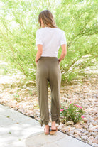 BeautybyShree First Class Pants In Olive