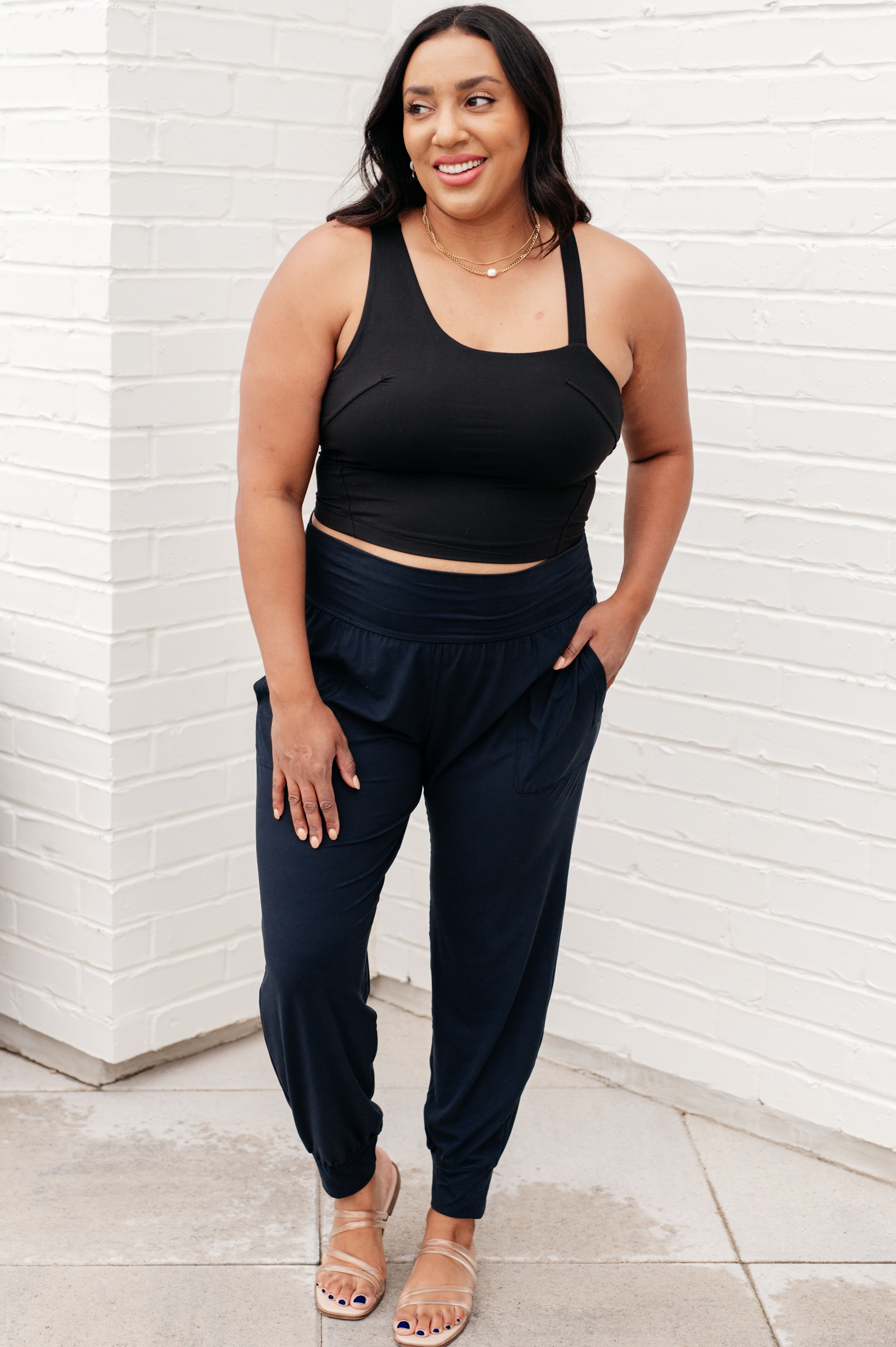 BeautybyShree Always Accelerating Joggers in Nocturnal Navy