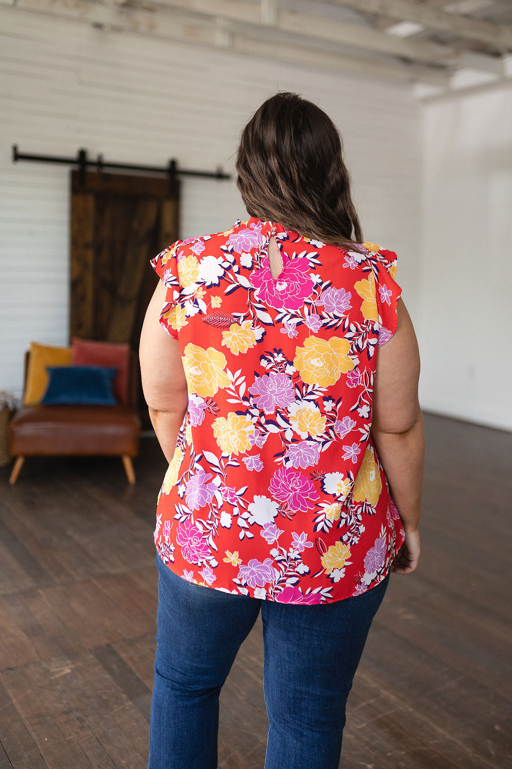 BeautybyShree Among The Flowers Floral Top