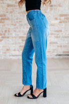 BeautybyShree Beck and Call Rhinestone Pants