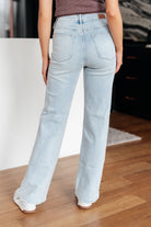 Brooke High Rise Control Top Vintage Wash Straight Jeans