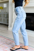 BeautybyShree Cooper High Rise Vintage Denim Jogger