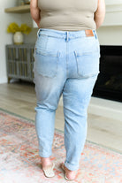 BeautybyShree Cooper High Rise Vintage Denim Jogger