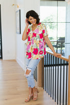 BeautybyShree Do It Anyways Floral Top