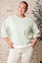 BeautybyShree Enrichment Time Striped Top