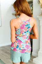 BeautybyShree Festival Season Floral Halter Tank