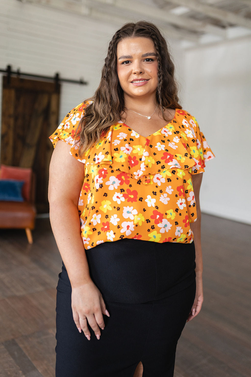 BeautybyShree Freshly Picked Floral Top