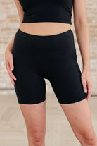 BeautybyShree Getting Active Biker Shorts in Black