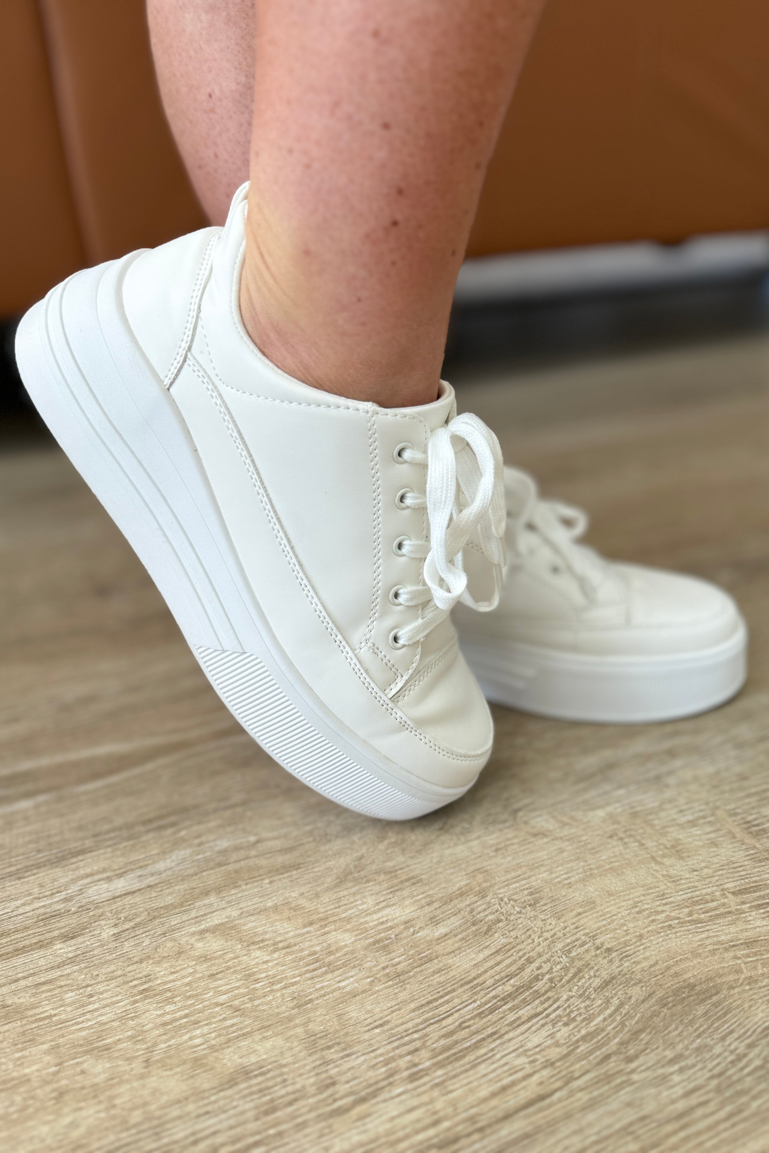 BeautybyShree Take You Anywhere Sneakers in White