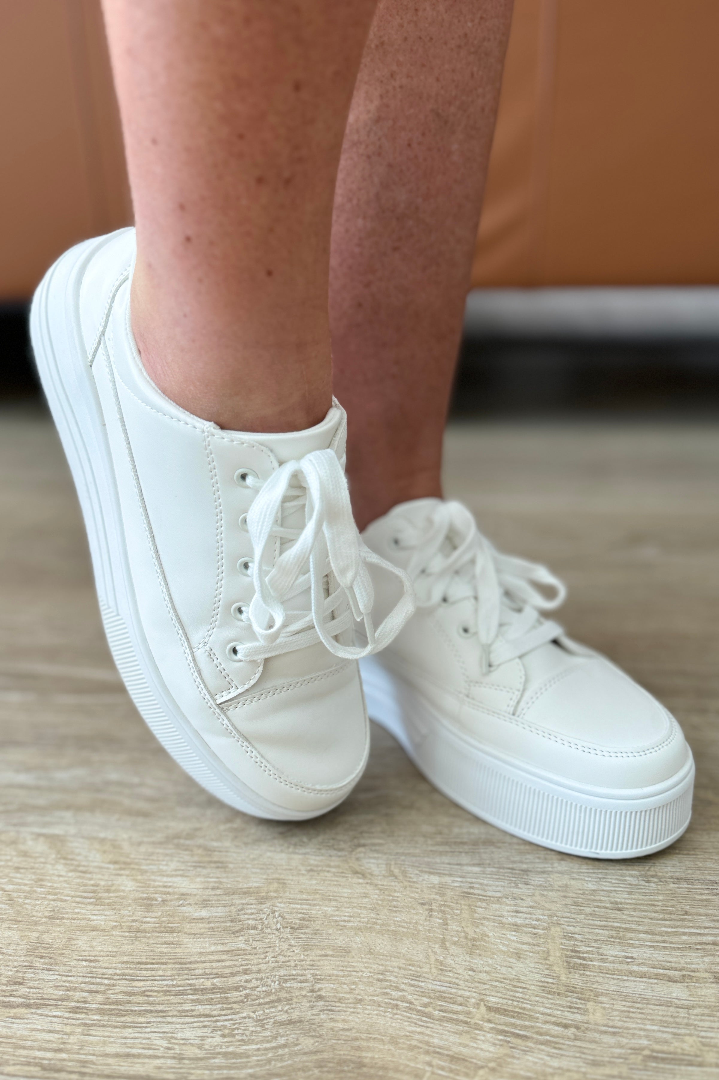 BeautybyShree Take You Anywhere Sneakers in White