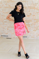 BeautybyShree Pink, Paisley, and Perfect Mini Skirt