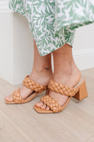 BeautybyShree Maya Braided Heels in Tan