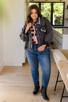 BeautybyShree Denim And Pearls Denim Jacket