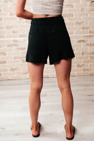 BeautybyShree Mind Over Matter Pleated Shorts in Black