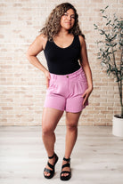 BeautybyShree Obviously Perfect Pleated Shorts in Pink