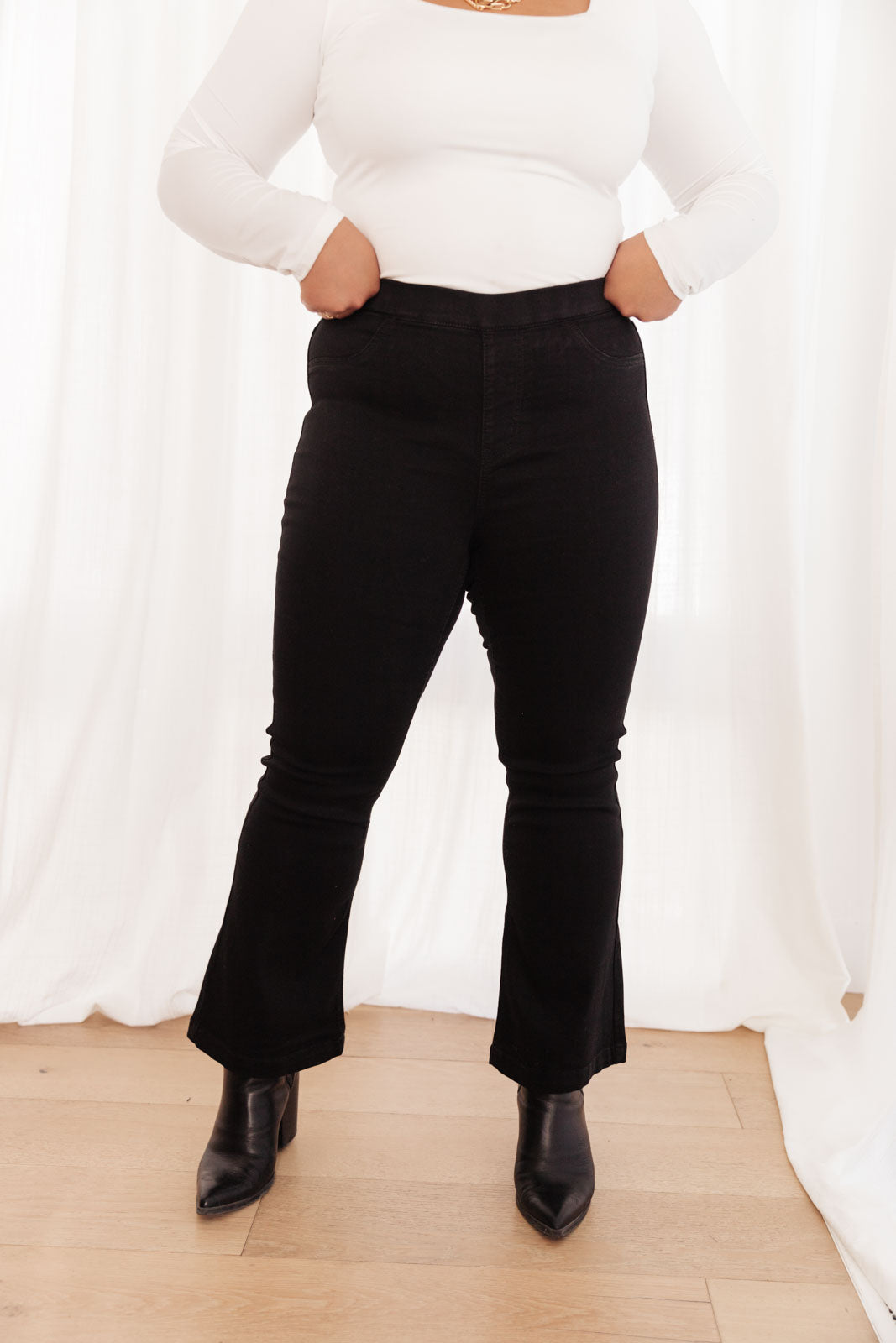 BeautybyShree Next Level Black Flare Jeans