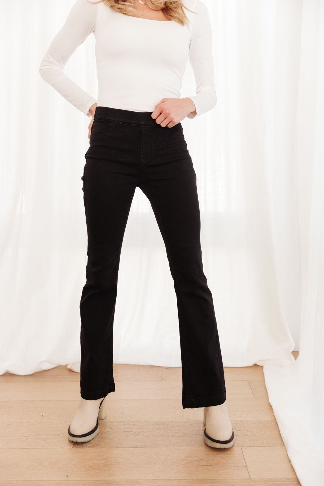 BeautybyShree Next Level Black Flare Jeans