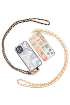 BeautybyShree PU Leather Gold Chain Cell Phone Lanyard Set of 2