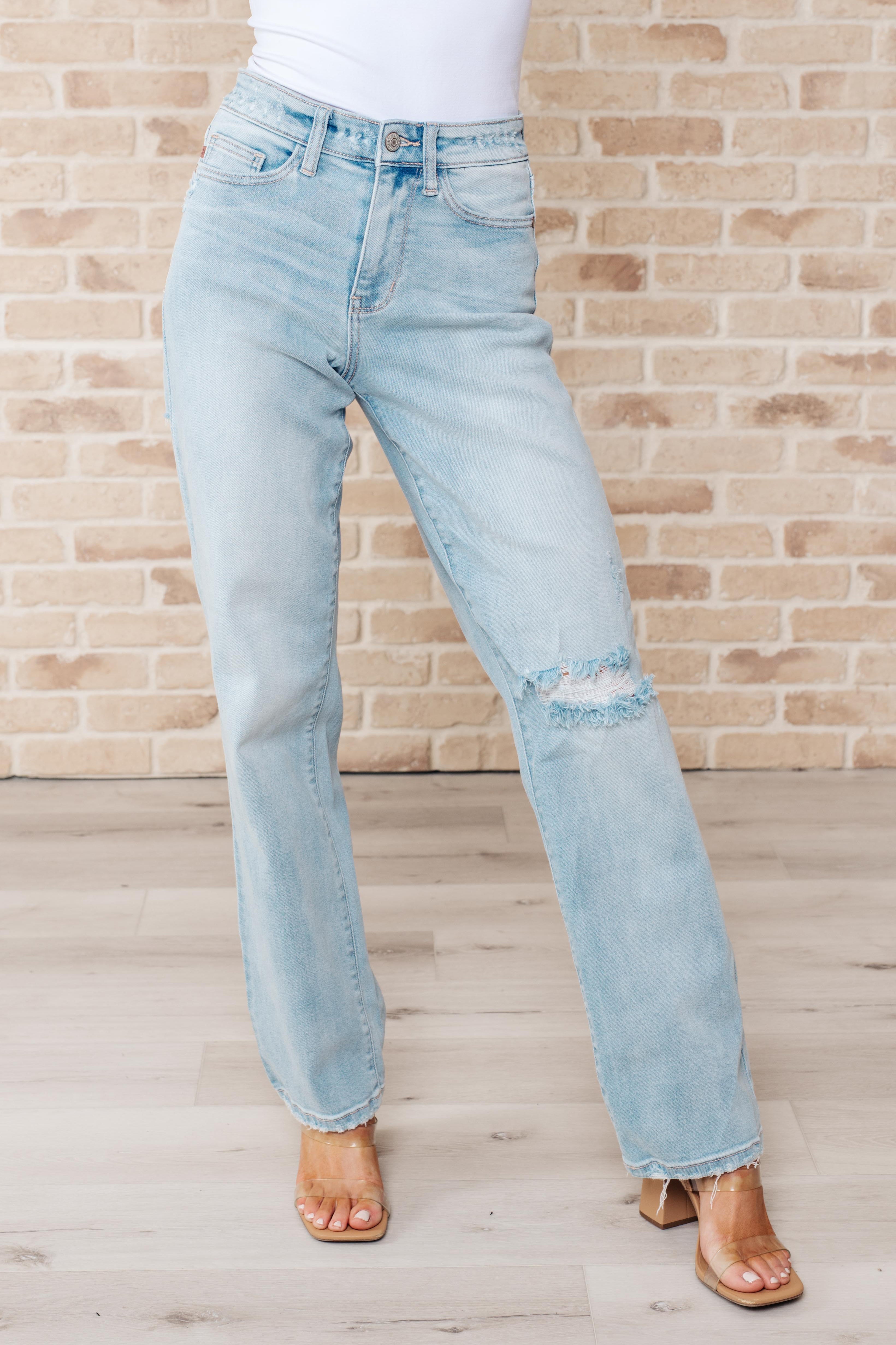 BeautybyShree Parker High Rise 90's Straight Jeans