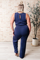 BeautybyShree Rest Day Straight Leg Jumpsuit