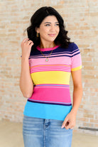 BeautybyShree Sounds Great Striped Top