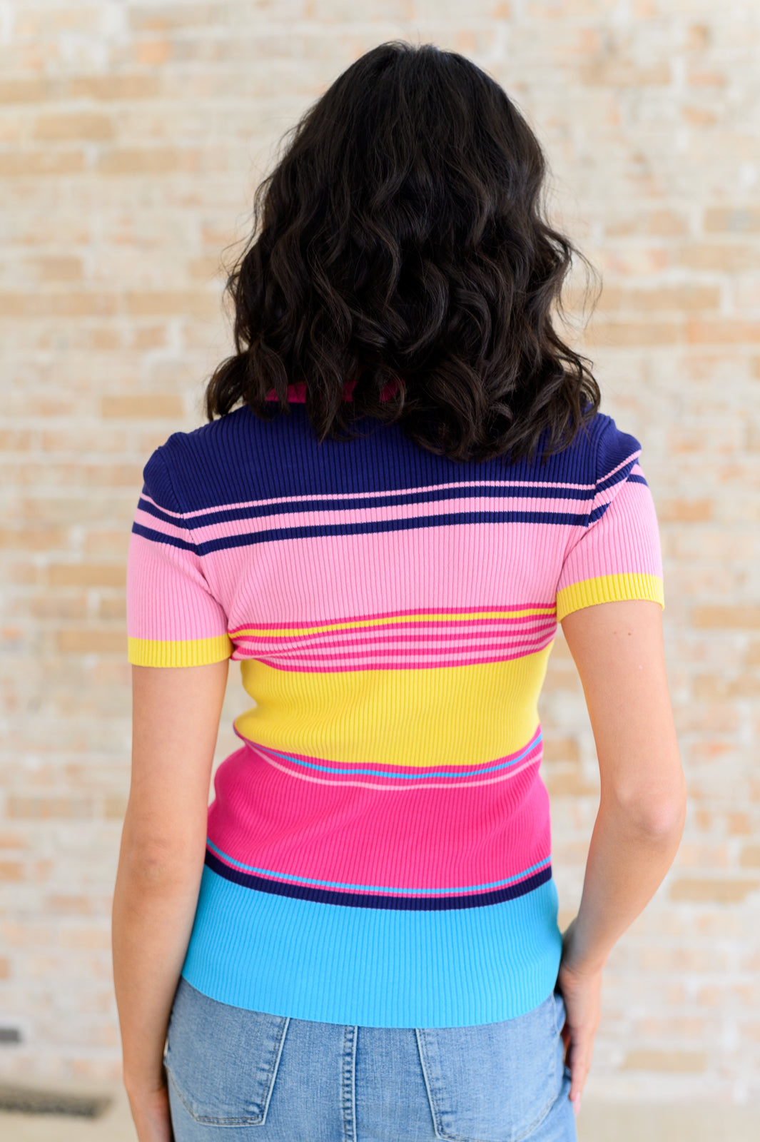 BeautybyShree Sounds Great Striped Top