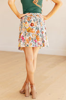 Spring Fields Floral Skirt