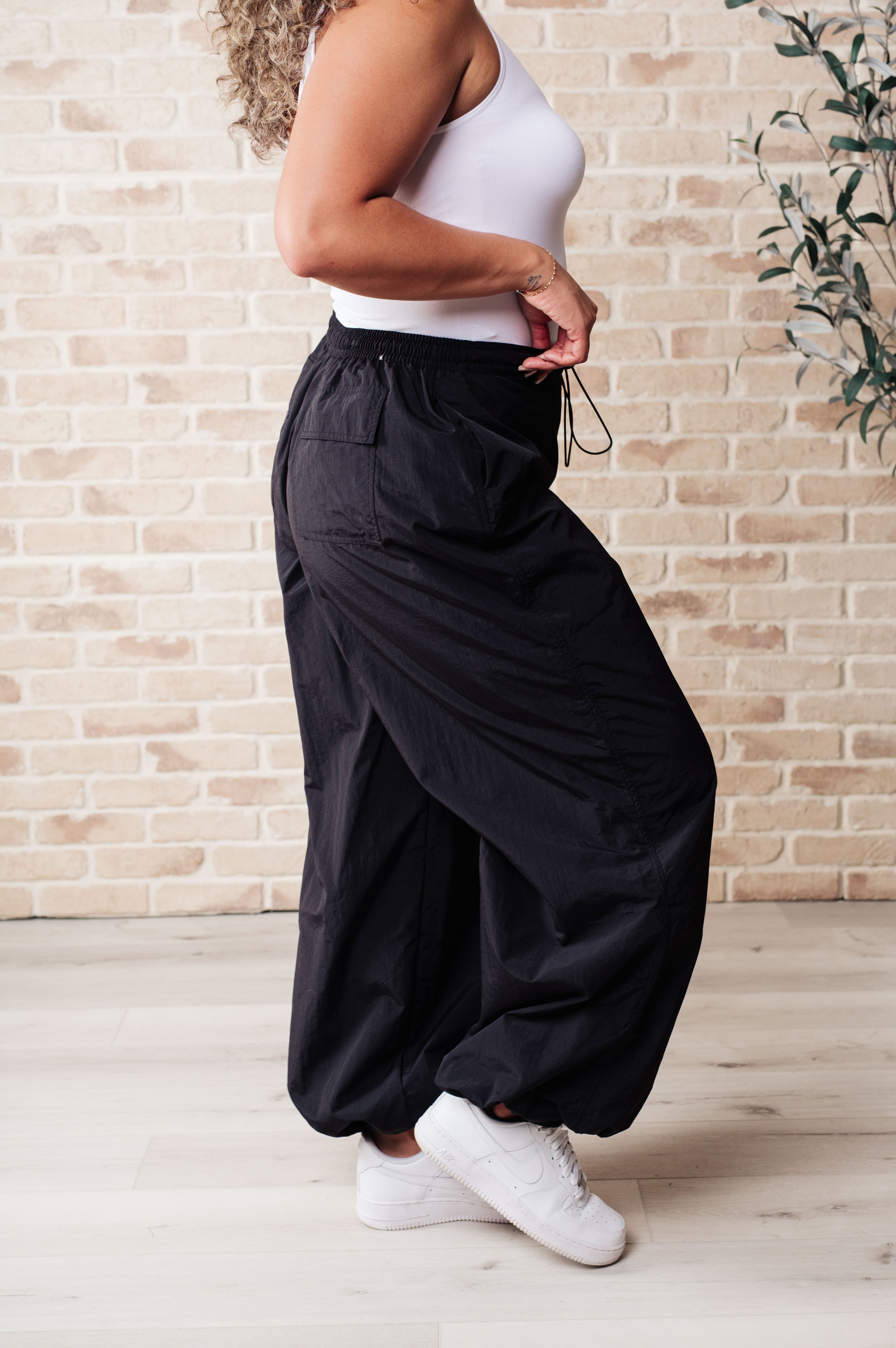 BeautybyShree Step Up Joggers in Black