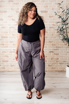 BeautybyShree Step Up Joggers in Grey