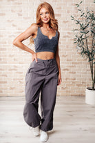 BeautybyShree Step Up Joggers in Grey