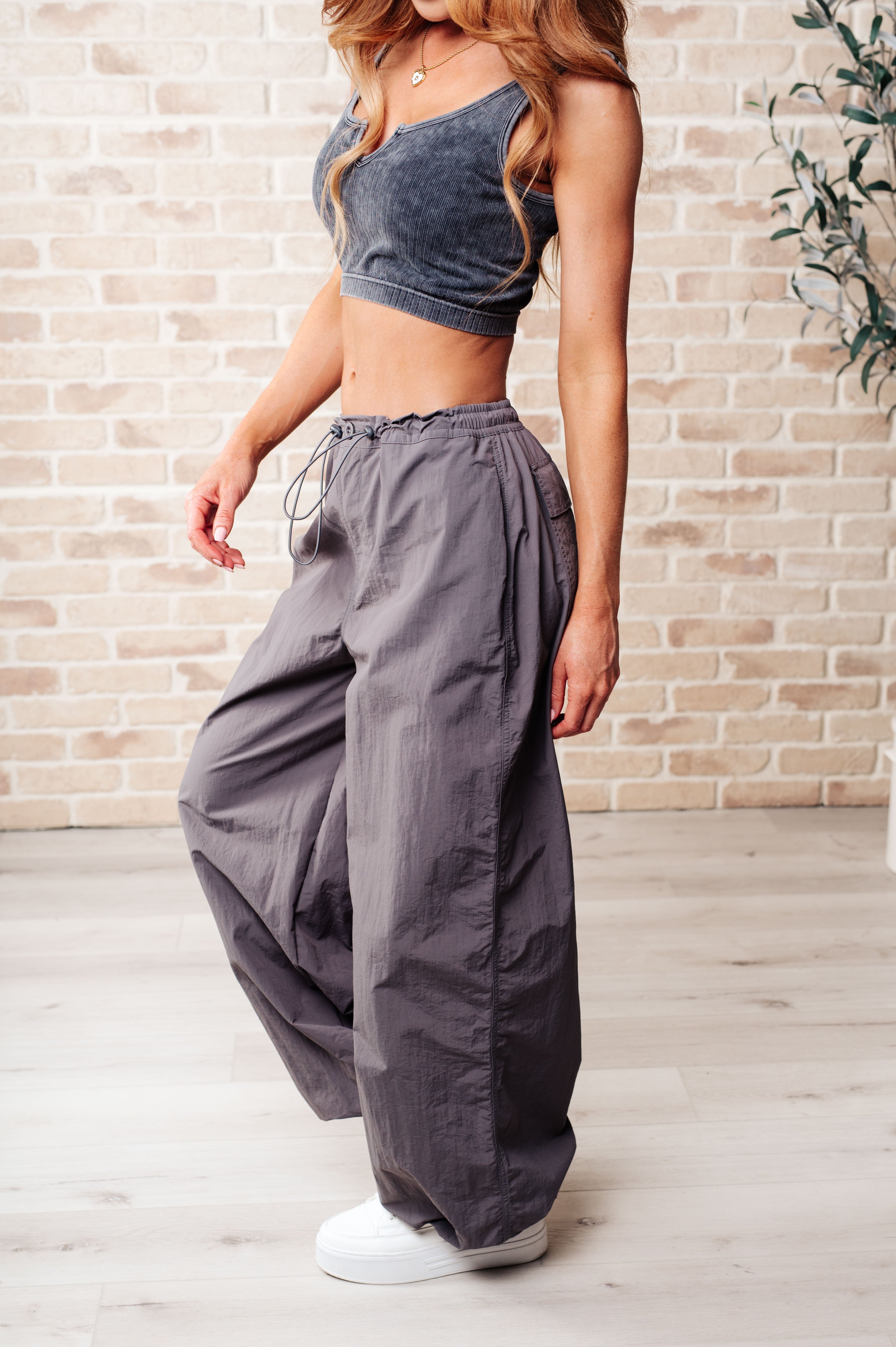 BeautybyShree Step Up Joggers in Grey