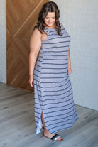 BeautybyShree Still Got It Sleeveless Maxi In Gray