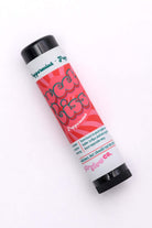 SugarGlowCo Sweet Kiss Lip Balm Peppermint tube with red and white label on white background.