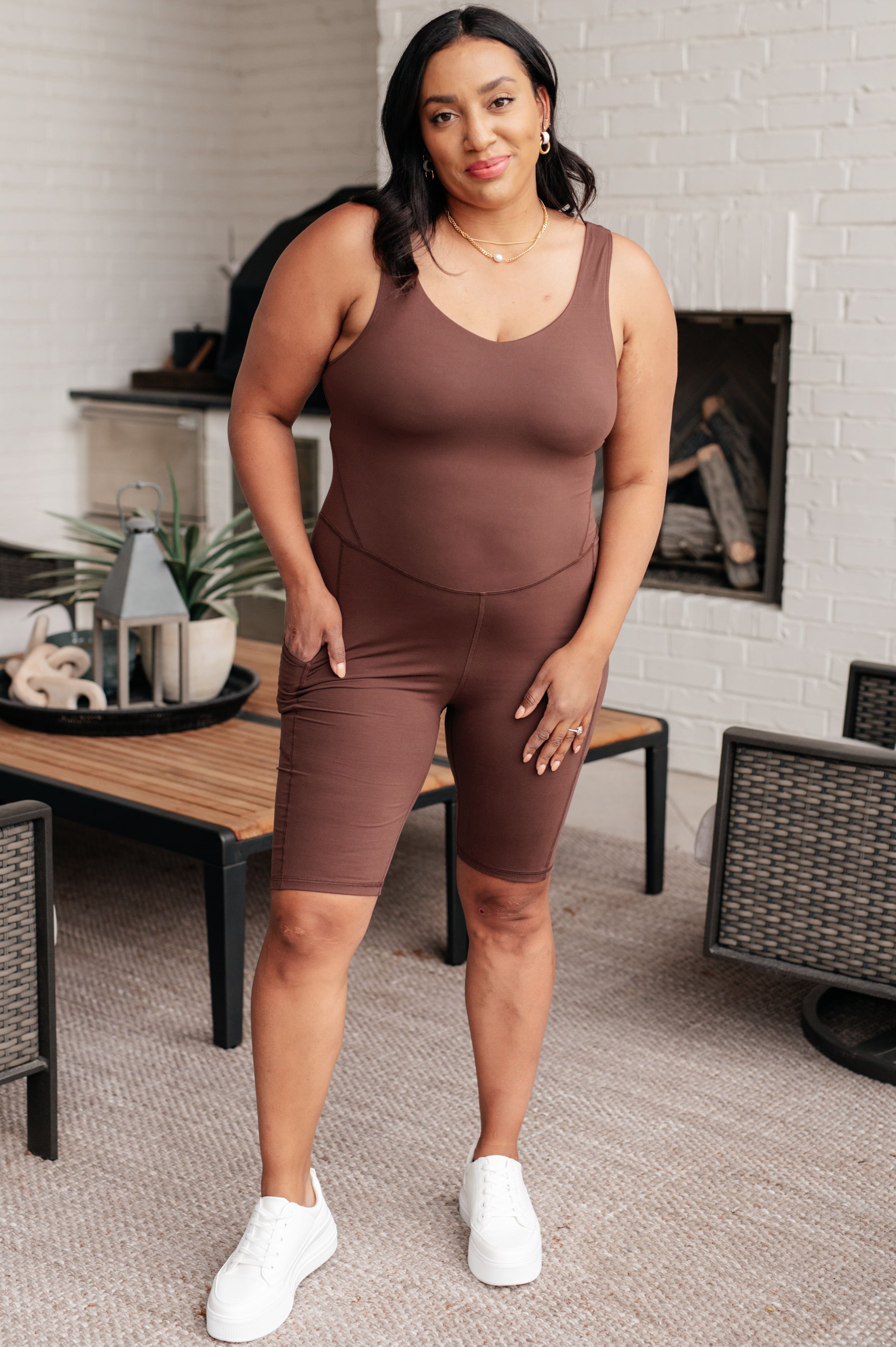 BeautybyShree Sun Salutations Body Suit in Java