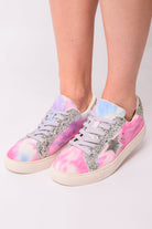 BeautybyShree Supernova Sneakers in Pastel Tie Dye