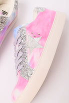 BeautybyShree Supernova Sneakers in Pastel Tie Dye