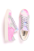 BeautybyShree Supernova Sneakers in Pastel Tie Dye