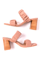 BeautybyShree Tropic Like it's Hot Heels in Blush Suede