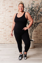 BeautybyShree Way to Push Active Bodysuit in Black