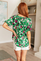 BeautybyShree Wild and Bright Floral Top