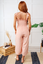 BeautybyShree You Swoon, You Sigh Ruffle Neckline Jumpsuit