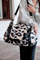 Bright Pink Leopard Print Luggage Tote Bag Tote Bags a0b77e04ad31fbb1