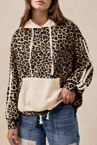 Smoke Gray Waffle Pocket Leopard Hoodie Sweatshirts & Hoodies a12213e487cb6514