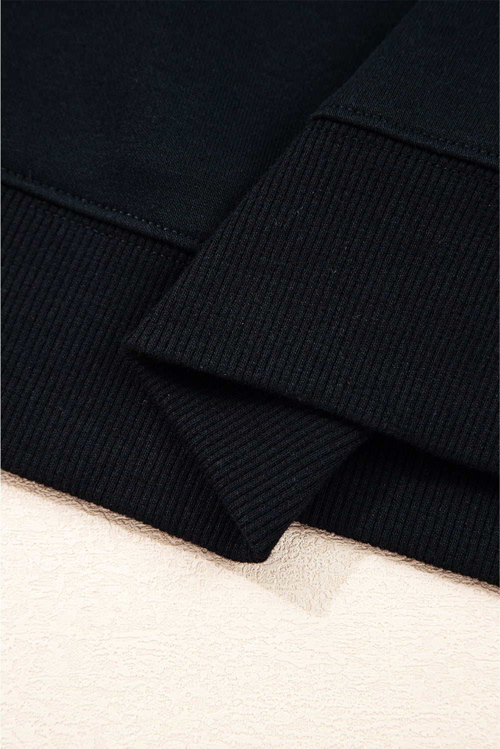 White Preppy Striped Sleeve Loose Sweatshirt Sweatshirts & Hoodies a6e44302c7a8fd34